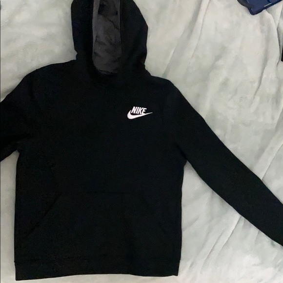boys nike hoodie black